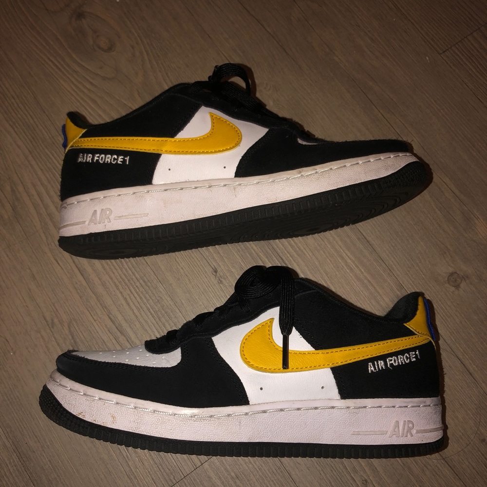 Nike Athletic Club Air Force 1 Black White Yellow